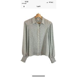 Levi’s Nora Floral Button Up Cottagecore Blouse Medium